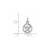 Image of Sterling Silver NHL Buffalo Sabres X-Small Pendant by LogoArt