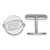 Sterling Silver NHL Carolina Hurricanes Cuff Links by LogoArt