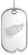Image of Sterling Silver NHL Detroit Red Wings Small Dog Tag by LogoArt