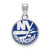 Image of Sterling Silver NHL LogoArt New York Islanders Small Enamel Pendant