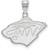 Image of Sterling Silver NHL Minnesota Wild Medium Pendant by LogoArt