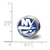 Image of Sterling Silver NHL New York Islanders Enamel Logo Bead by LogoArt