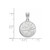 Image of Sterling Silver NHL New York Islanders Medium Pendant by LogoArt