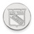 Sterling Silver NHL New York Rangers Lapel Pin by LogoArt