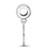 Sterling Silver North Carolina State University Sm Dangle Bead LogoArt SS036NCS
