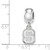 Image of Sterling Silver North Carolina State University XSmall Bead Char LogoArt SS035