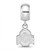 Sterling Silver Ohio State University X-Small Dangle Bead Charm LogoArt SS036OSU