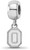 Image of Sterling Silver Ohio State University X-Small Dangle Bead Charm LogoArt SS058OSU