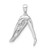 Sterling Silver Person Stretching Pendant QC5108