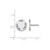 Sterling Silver Phi Sigma Sigma Enamel Post Earrings by LogoArt (SS020PSS)