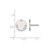 Sterling Silver Pi Beta Phi Enamel Post Earrings by LogoArt (SS020PBP)