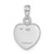 Image of Sterling Silver Pink Crystal Heart Pendant