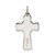 Image of Sterling Silver Polished & Textured Celtic Cross Pendant