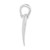Image of Sterling Silver Polished & Textured Heart Pendant