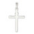 Image of Sterling Silver Polished & Textured Inri Cross Pendant