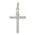 Image of Sterling Silver Polished & Textured Inri Cross Pendant