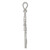 Image of Sterling Silver Polished & Textured Key Pendant Image of Sterling Silver Polished & Textured Key Pendant