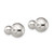 Image of 5.9mm Sterling Silver Polished Ball Front Back Stud Post Earrings