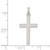 Image of Sterling Silver Polished Cross Pendant QC4277
