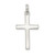 Image of Sterling Silver Polished Cross Pendant QC4277