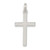 Image of Sterling Silver Polished Cross Pendant QC4277