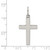 Image of Sterling Silver Polished Cross Pendant QC5831