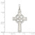 Image of Sterling Silver Polished Cross Pendant QC6679 Image of Sterling Silver Polished Cross Pendant QC6679