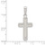 Image of Sterling Silver Polished Cross Pendant QC8119