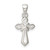 Image of Sterling Silver Polished Cross Pendant QC9361