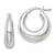 Image of 20.3mm Sterling Silver Polished Hoop Earrings QE14151
