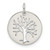 Sterling Silver Polished Tree Cut-Out Charm
