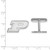 Image of Sterling Silver Purdue Cuff Links by LogoArt (SS012PU)