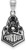 Image of Sterling Silver Purdue Large Enamel Pendant by LogoArt (SS060PU)