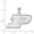Image of Sterling Silver Purdue Medium Pendant by LogoArt (SS003PU)