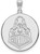 Image of Sterling Silver Purdue XL Disc Pendant by LogoArt (SS065PU)
