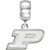 Image of Sterling Silver Purdue X-Small Dangle Bead Charm by LogoArt