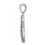 Image of Sterling Silver Red CZ Heart Pendant QP927