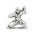 Sterling Silver Reflections Karate Person Bead