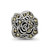 Sterling Silver Reflections Marcasite Flower Bead
