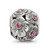 Sterling Silver Reflections Pink Flower Bead