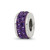 Sterling Silver Reflections Purple Double Row Bead