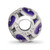 Sterling Silver Reflections Purple/Blue Filigree Enameled Bead