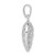 Image of Sterling Silver Rhodium Plated Heart Pendant