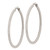 Image of 60mm Sterling Silver Rhodium Plated Hinged Earrings QE8221 Image of 60mm Sterling Silver Rhodium Plated Hinged Earrings QE8221