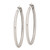 Image of 50mm Sterling Silver Rhodium Plated Hinged Earrings QE8222