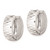 Image of 16mm Sterling Silver Rhodium Shiny-Cut Polished Hinged Hoop Earrings