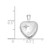 Sterling Silver Rhodium-plated & Diamond Daughter 12mm Heart Locket Pendant