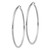 Image of 57mm Sterling Silver Rhodium-Plated 2.00mm Shiny-Cut Hoop Earrings QE4467