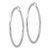 Image of 52mm Sterling Silver Rhodium-Plated 2.5mm Satin & Shiny-Cut Hoop Earrings QE4432 Image of 52mm Sterling Silver Rhodium-Plated 2.5mm Satin & Shiny-Cut Hoop Earrings QE4432