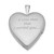 Image of Sterling Silver Rhodium-plated 20mm Shiny-Cut Footprints Heart Locket Pendant